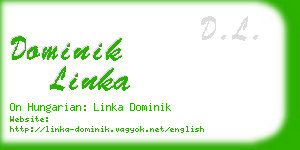 dominik linka business card